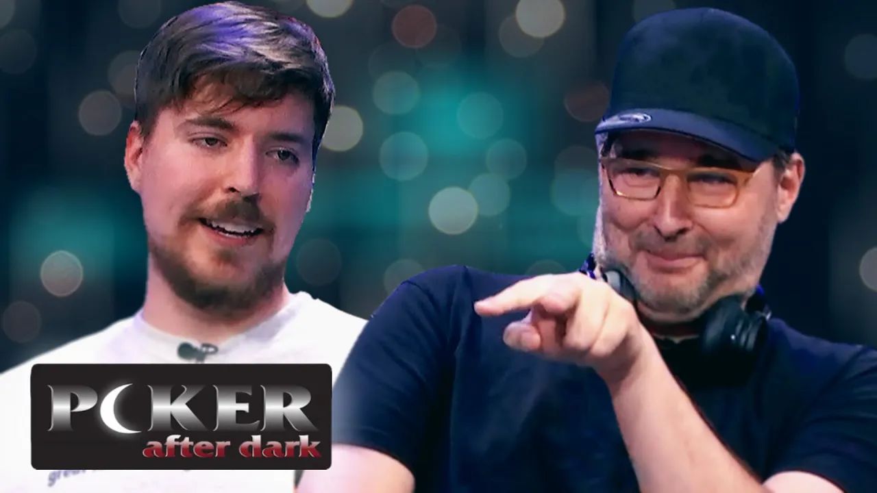 扑克经典综艺《Poker After Dark》S13E14:MrBeast 和 Phil Hellmuth联手!哔哩哔哩bilibili精彩集锦