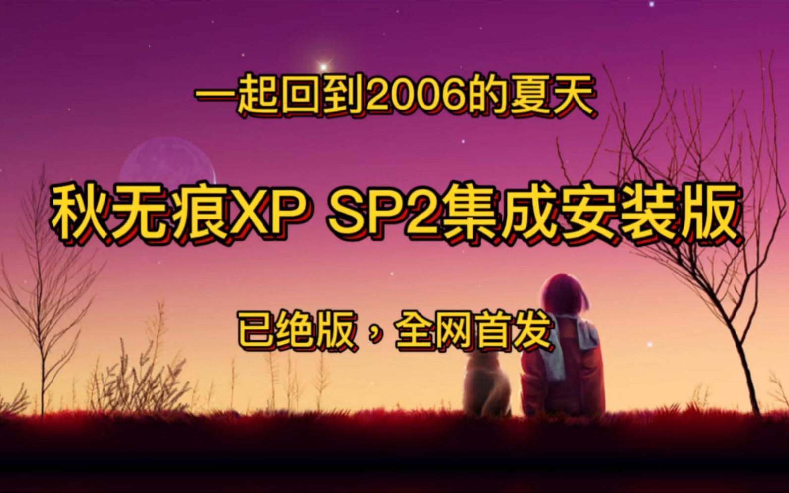 【已绝版】秋无痕XP SP2集成安装版哔哩哔哩bilibili