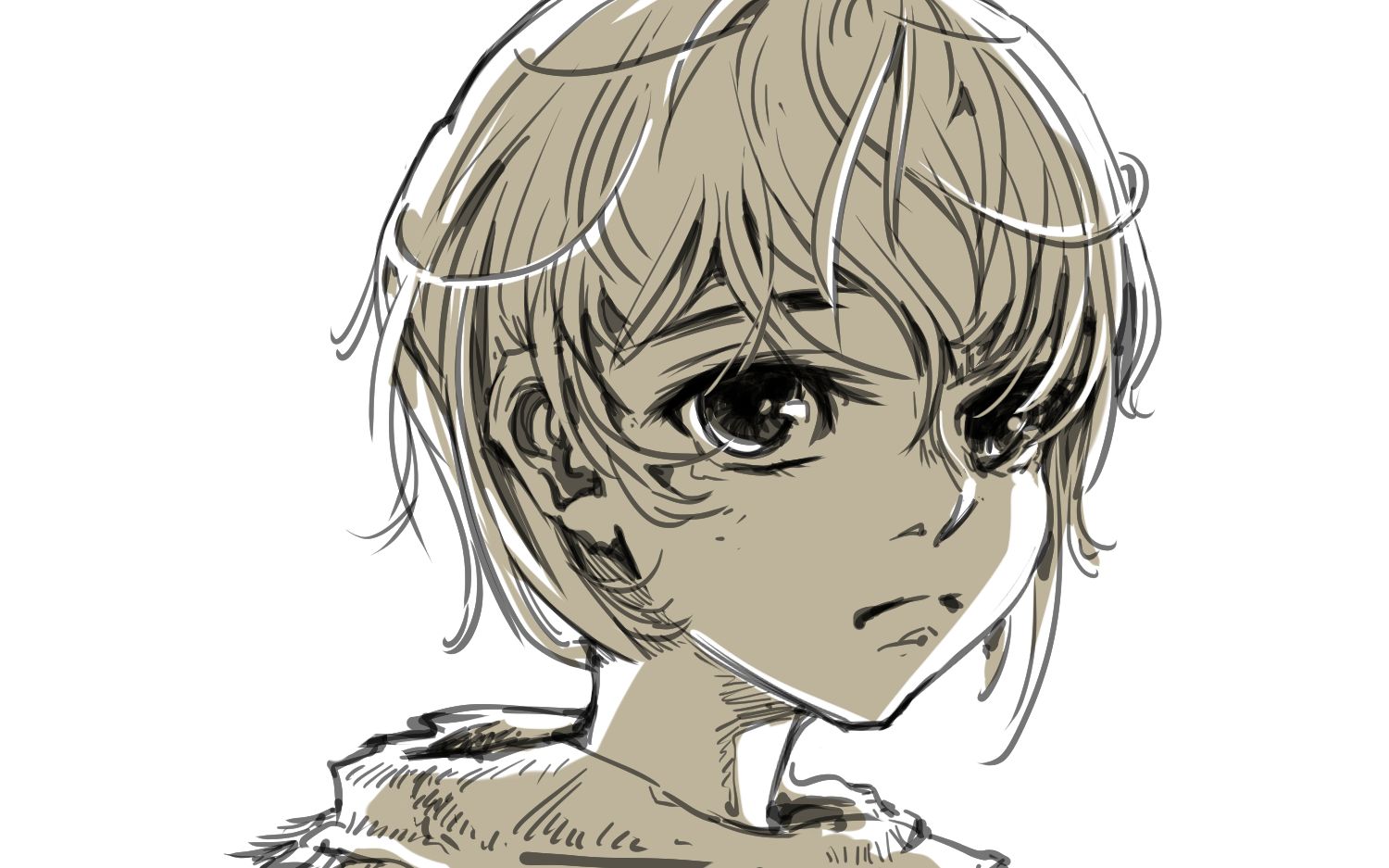 活动  【板绘】断臂少年