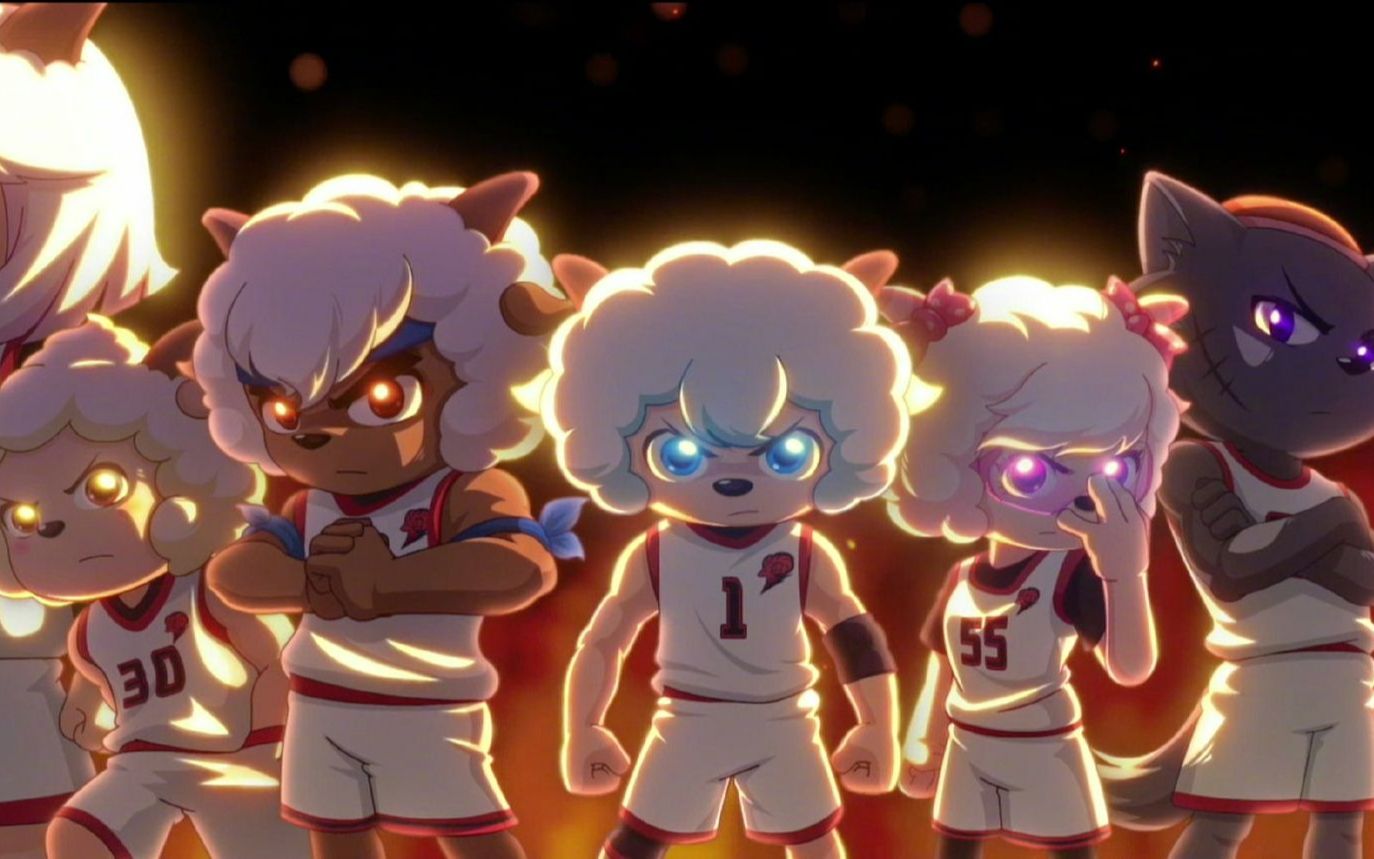 喜羊羊与灰太狼筐出未来究极高燃守护者队我们是冠军