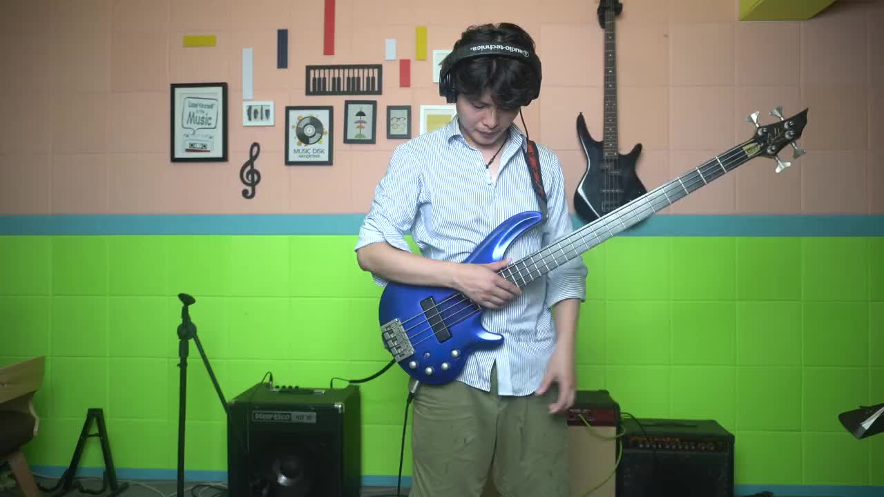 rockschool贝斯一级教程演示第四集贝斯电吉他摇滚吉他