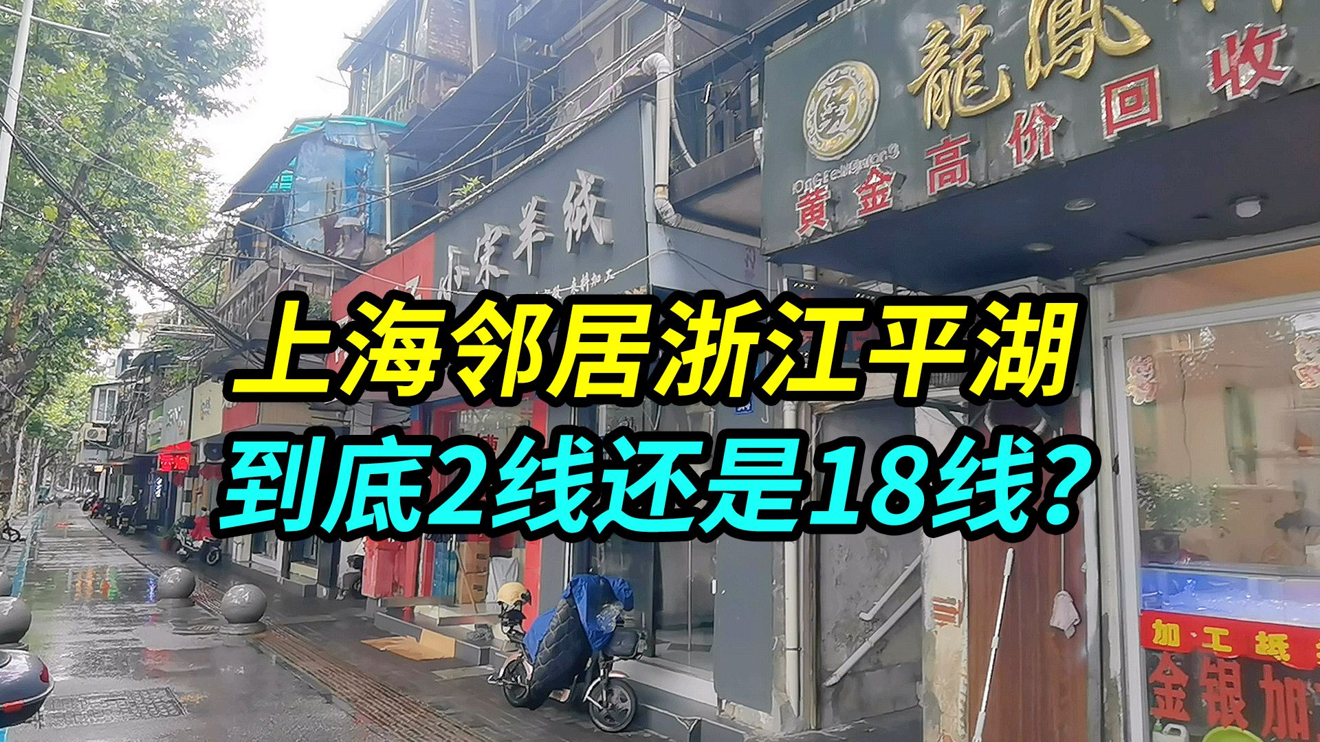 上海的邻居浙江平湖,有人说是二线城市,也有人说是18线小县城哔哩哔哩bilibili