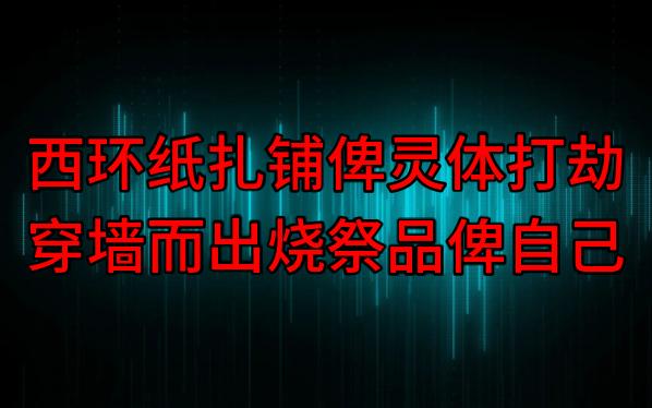 【粤语纯音频】西环纸扎铺俾灵体打劫,穿墙而出烧祭品俾自己哔哩哔哩bilibili