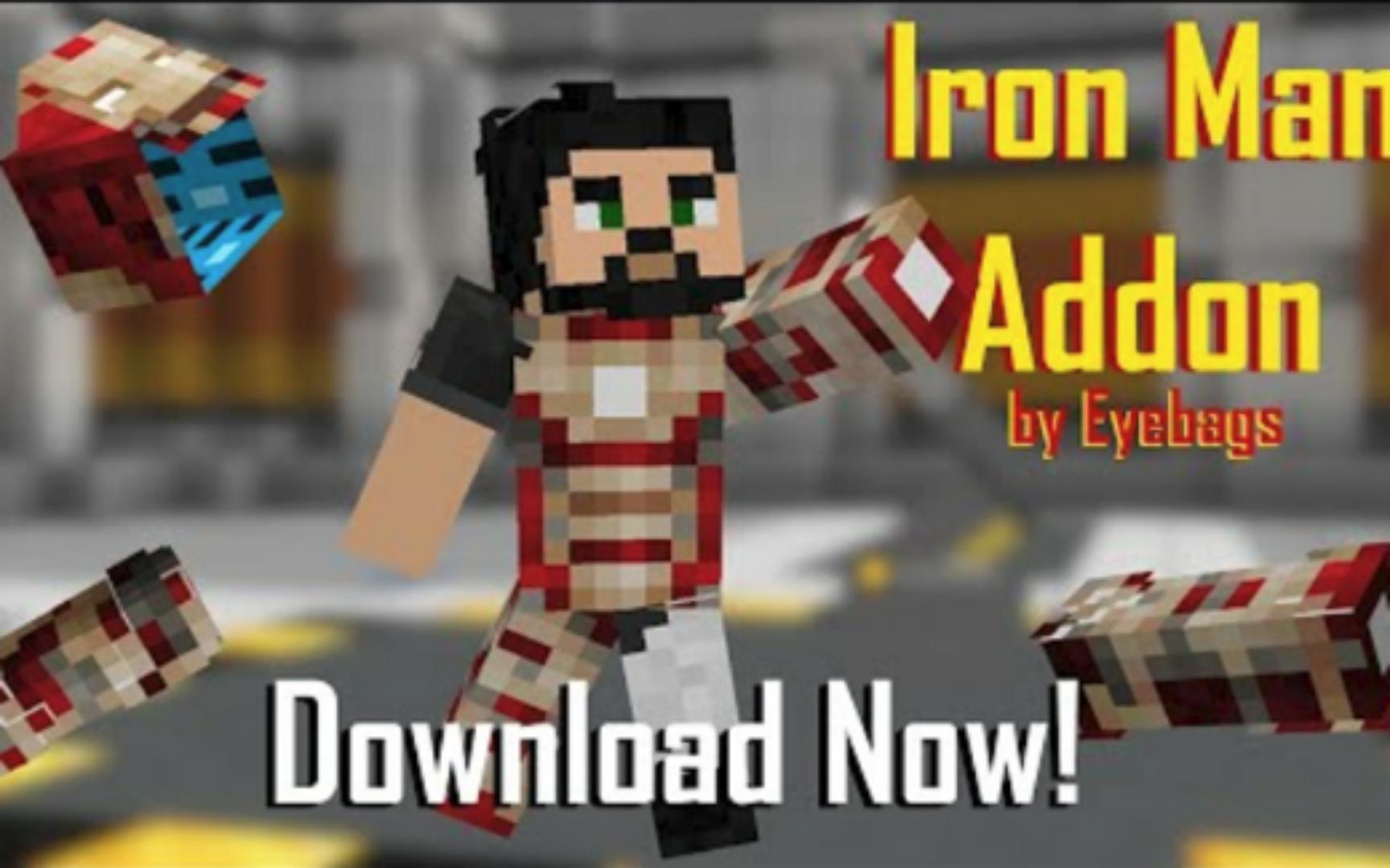 [Addon][漫威系列C]我的世界手机版漫威钢铁侠测试版V1.3Iron Man Addon(附下载链接)/基岩版钢铁侠模组/国际版钢铁侠模组单机游戏热门视频