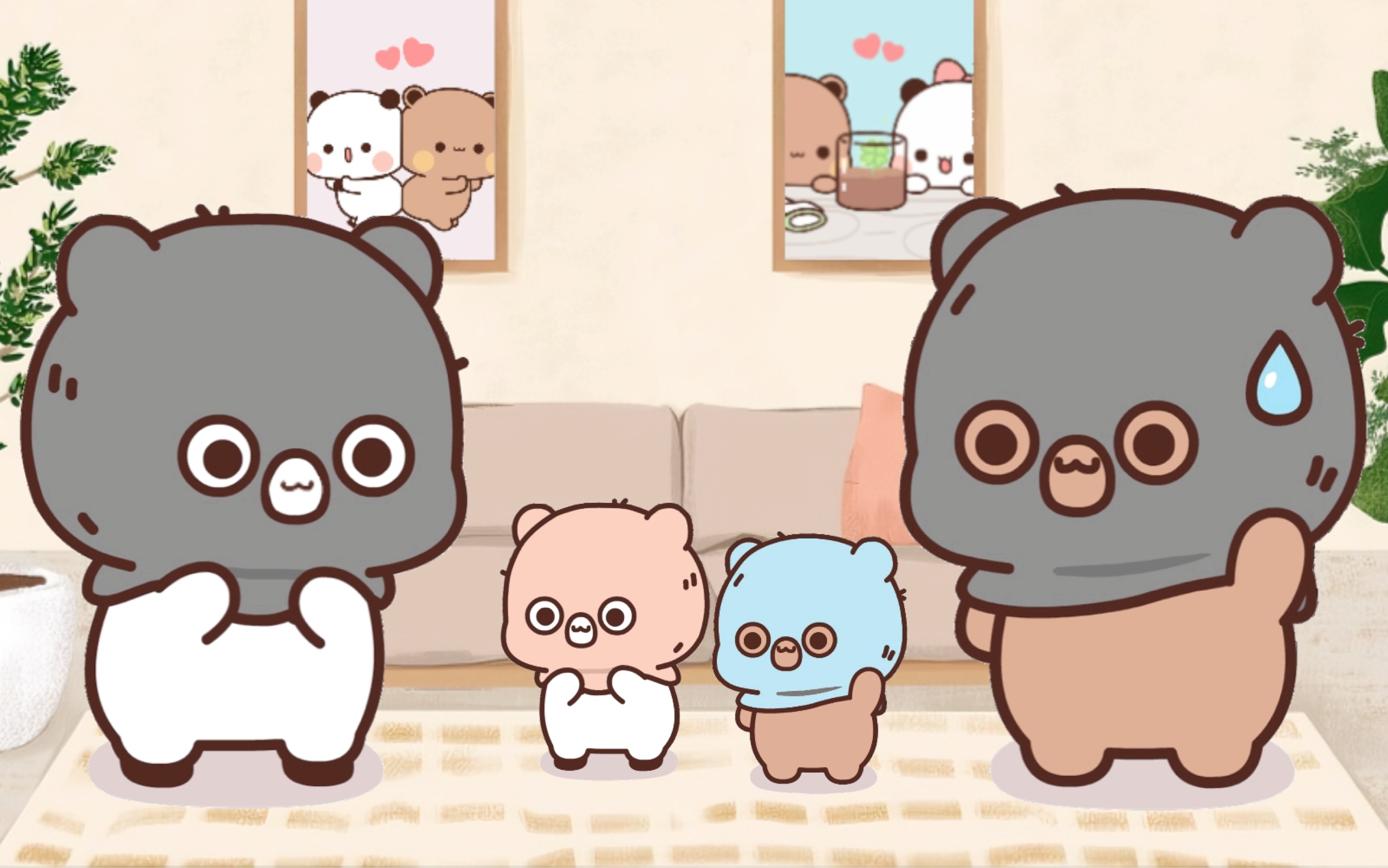 一二有办法带小熊崽吃自助餐咯