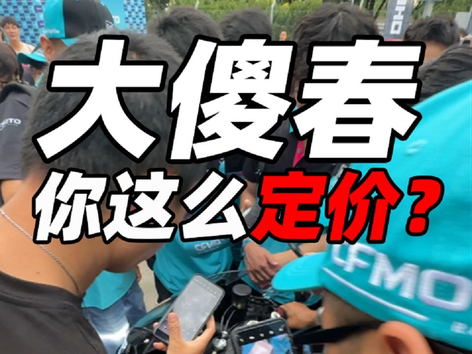 大傻春!你这么定价要干什么?