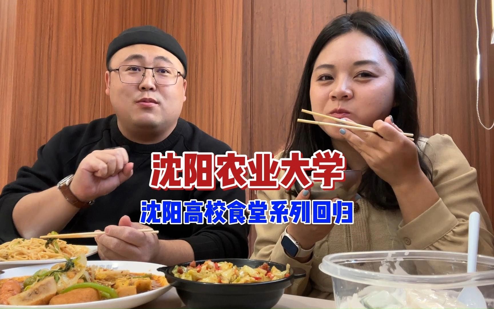 打卡沈阳高校食堂「沈阳农业大学」果然,还是大学食堂的饭好吃~哔哩哔哩bilibili