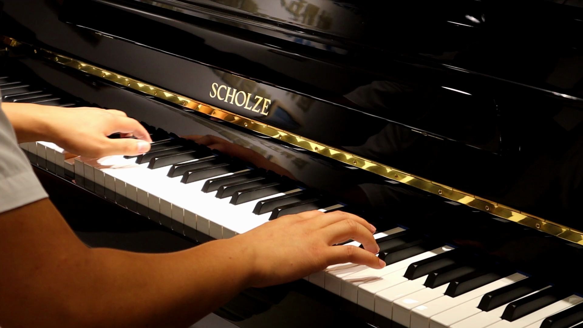 舒尔茨scholze钢琴s126捷克原装进口音色试听