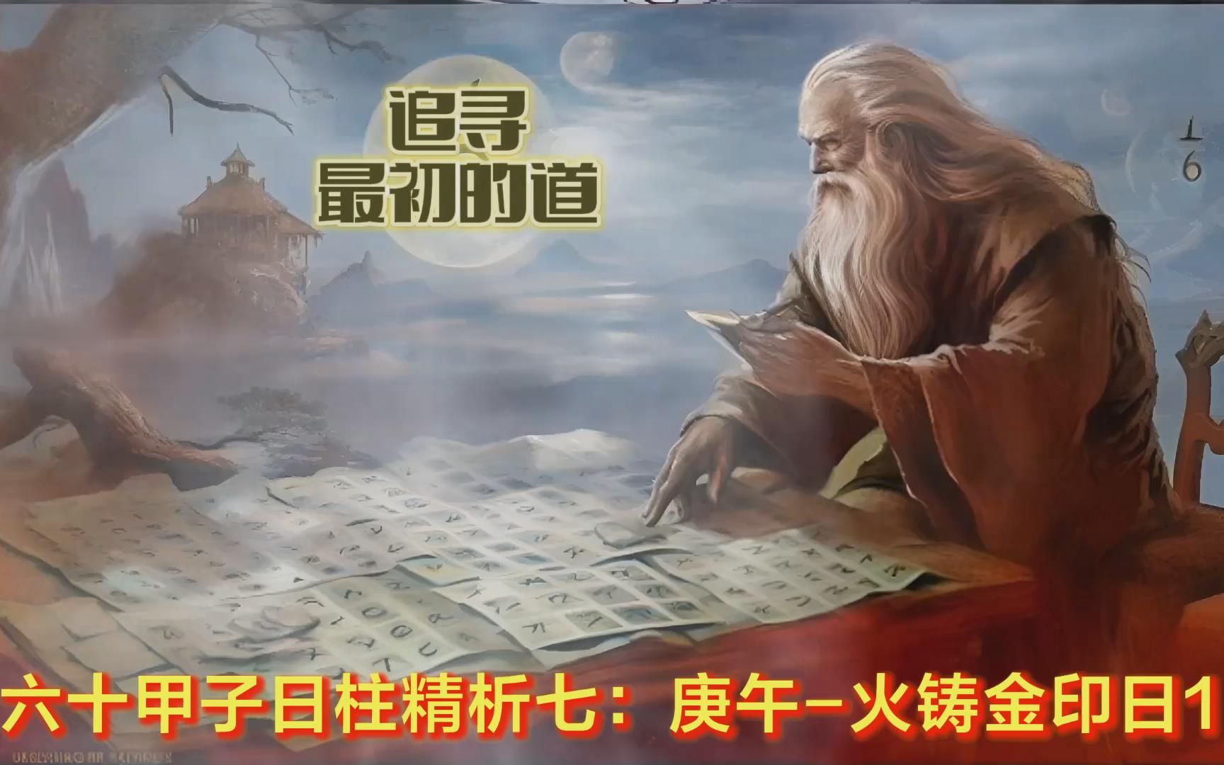 六十甲子日柱精析七:庚午火铸金印日1哔哩哔哩bilibili