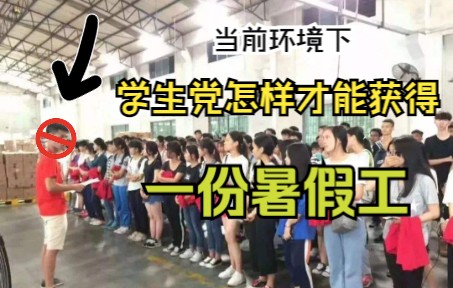 大学士到底该如何去寻找一份暑假工?大学生暑期就业市场调查报告2022 上(雾)哔哩哔哩bilibili