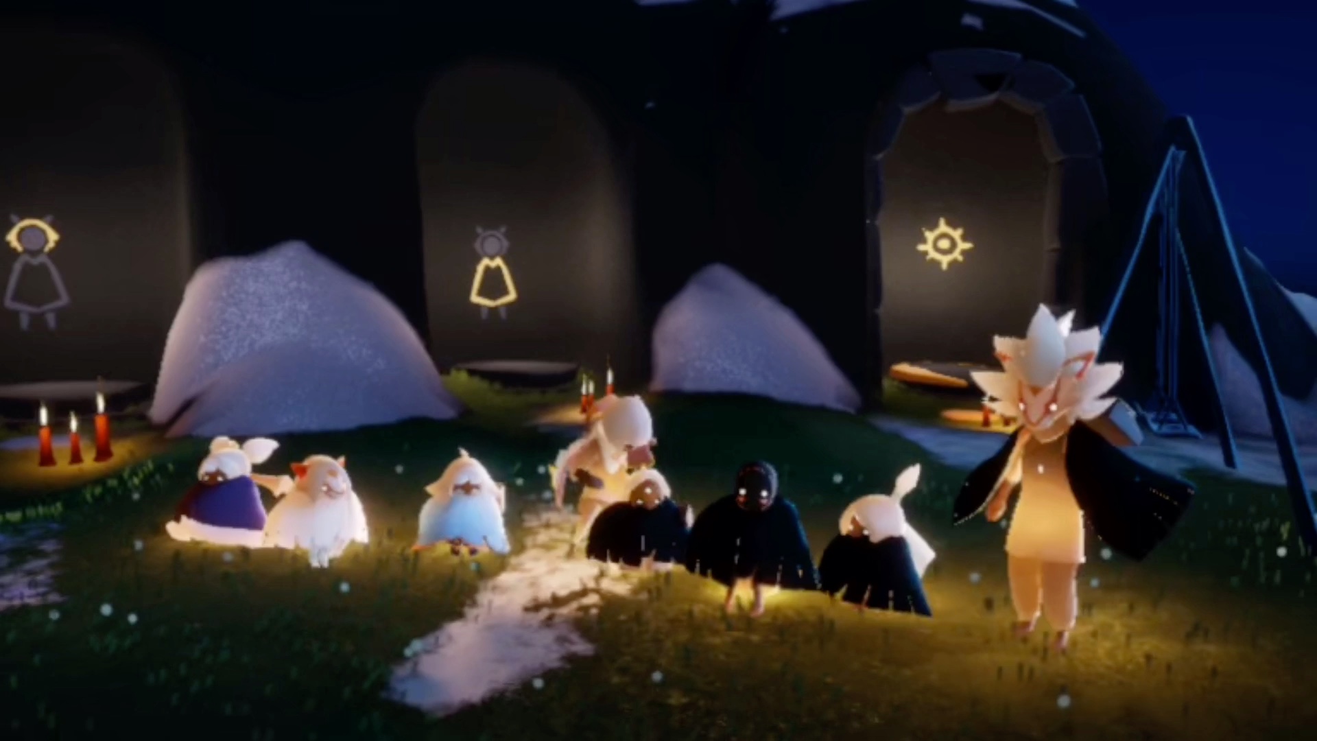 skt光遇当朋友开始弹奏国歌