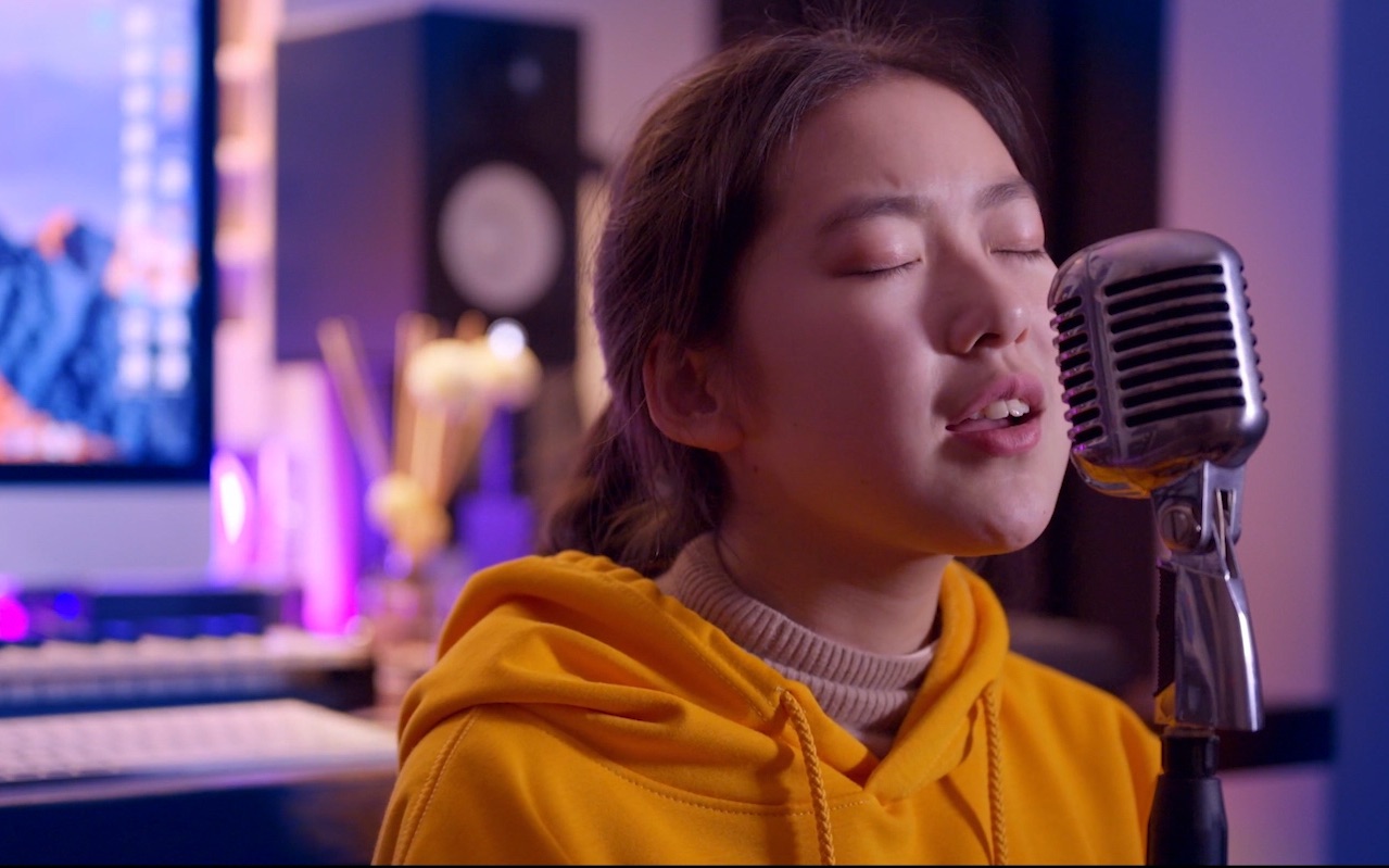 12岁小朋友翻唱花木兰主题曲loyal brave true