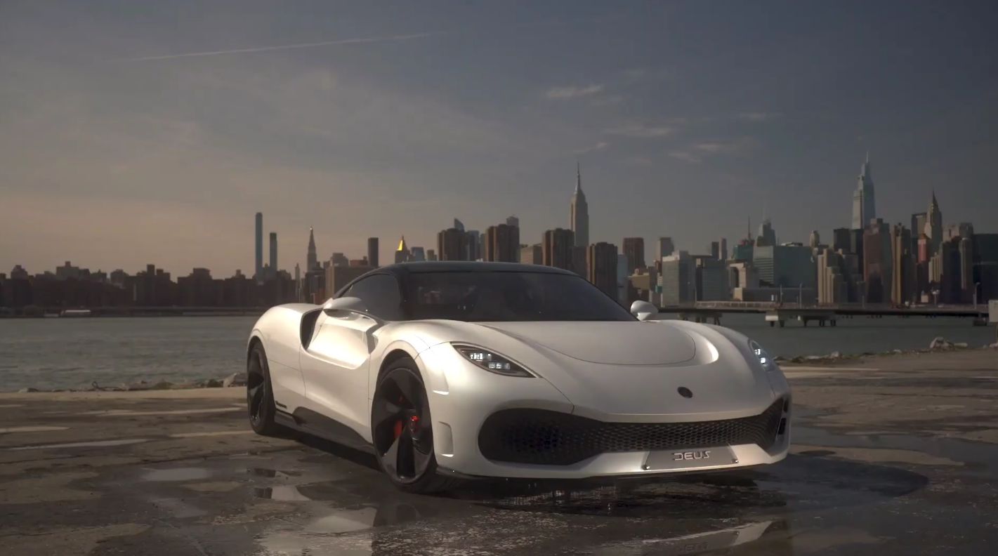 全新奥地利 deus发布的首款新型电动超级跑车vayanne