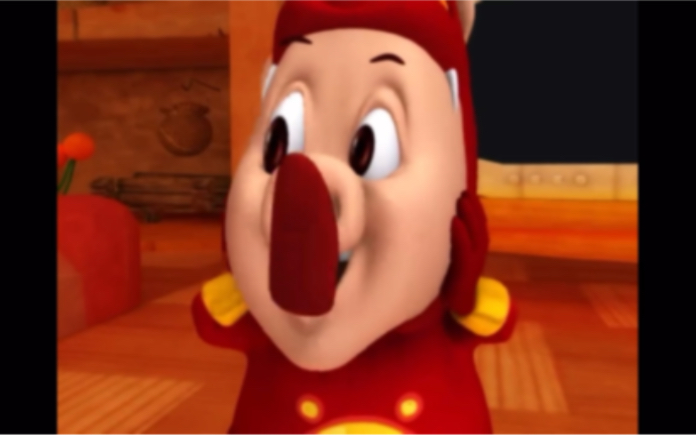 幽默是我的外号,搞笑是我的本能—ggbond,猪猪侠想逗大傻怪笑摆出鬼脸