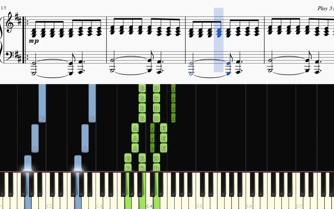 [图]【钢琴教学】Something Just Like This - The Chainsmokers  Coldplay