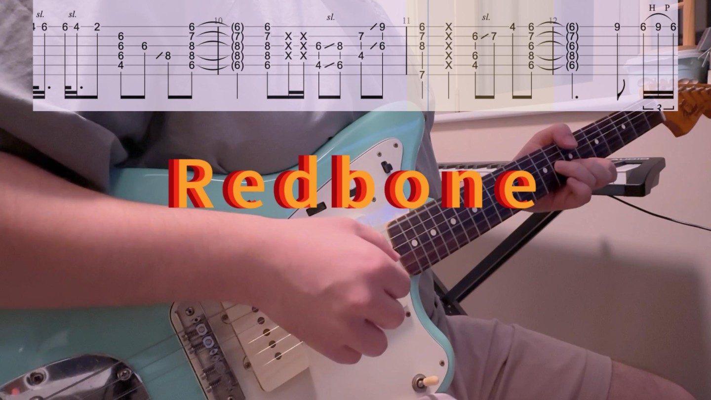 redbone琴谱图片