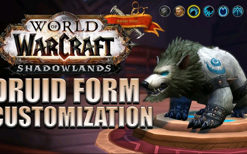 魔兽世界9.0德鲁伊理发店各形态外观 角色自定义选项
