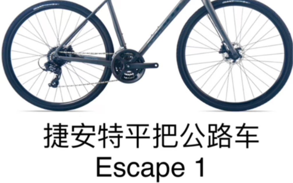 捷安特ESCAPE1,平把公路自行车哔哩哔哩bilibili