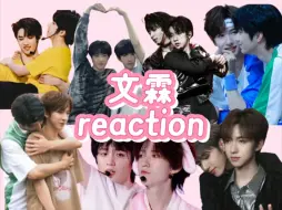 下载视频: 【时代少年团丨文霖reaction】嗑到晚樱真是简简单单！超绝姐弟恋！！！