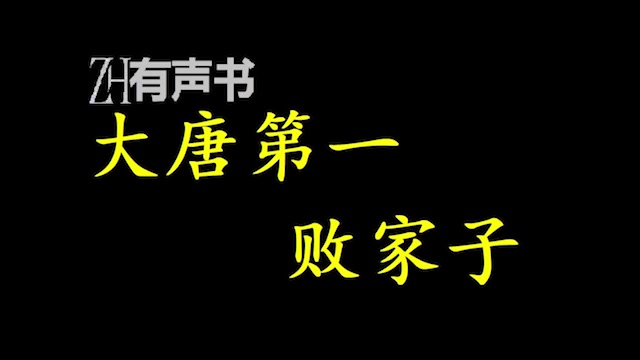 大唐第一败家子【点播有声书】合集哔哩哔哩bilibili