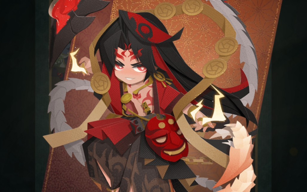 【阴阳师:妖怪屋|阿修罗】在2024的第一天抽到了可爱的俢宝ww