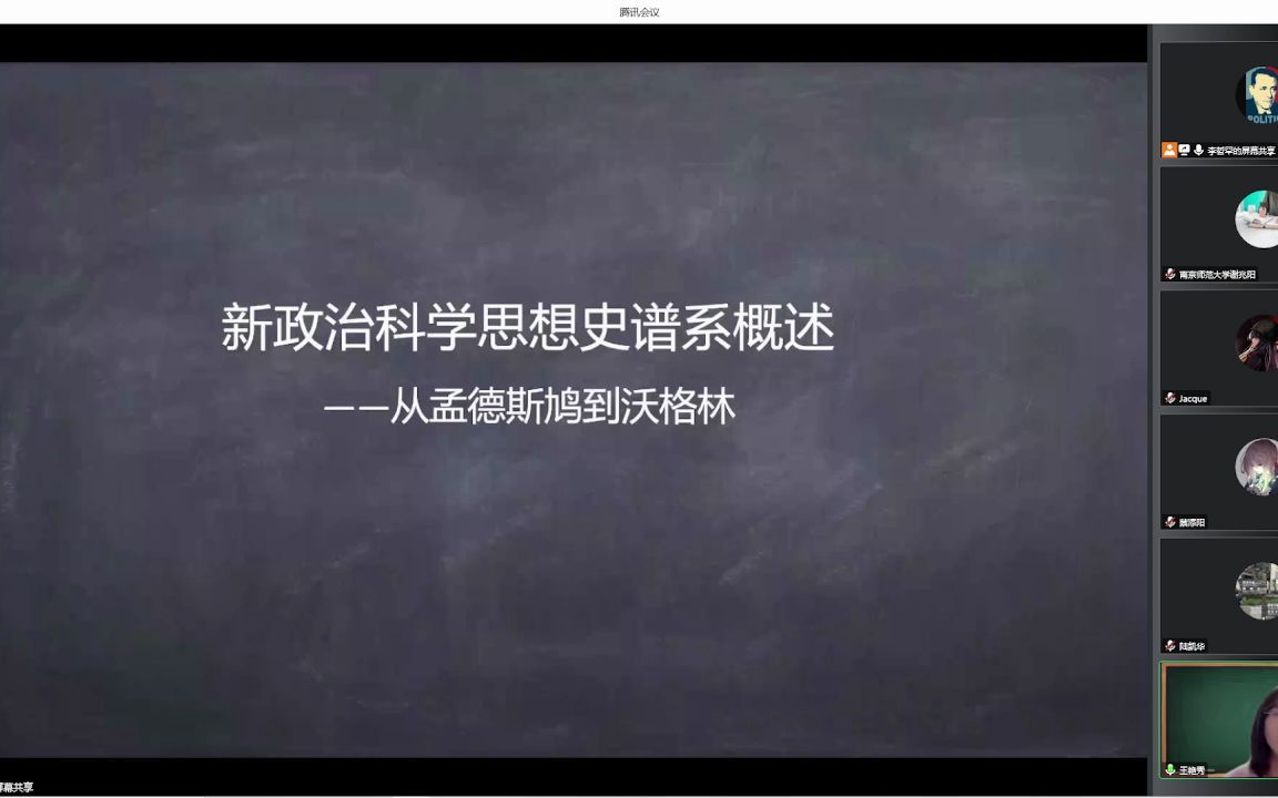 新政治科学思想史谱系概述——从孟德斯鸠到沃格林哔哩哔哩bilibili