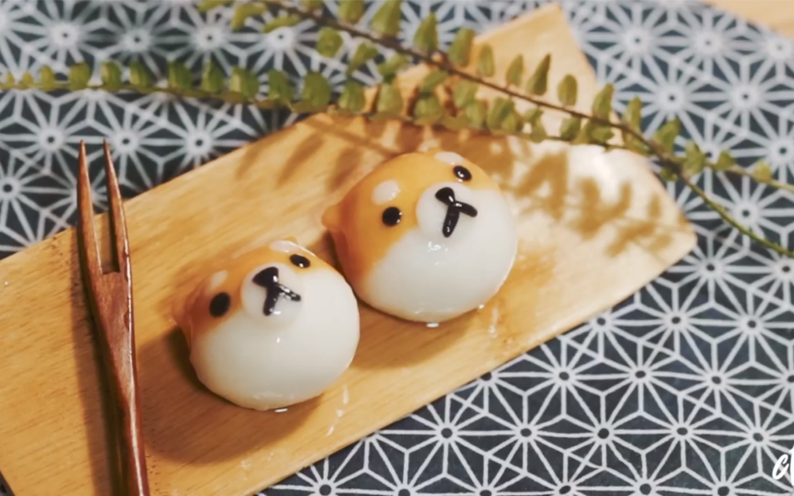 柴犬蜂蜜年糕|可爱又好吃的糕点