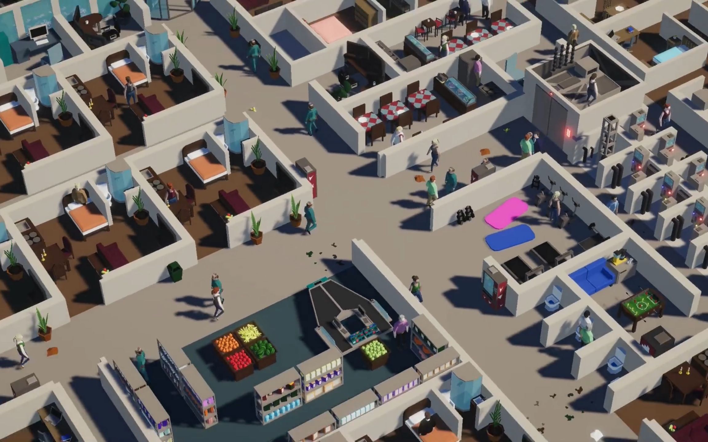 3d俯视角版的大厦管理者——《高楼大亨highrise mogul》预计年内上线