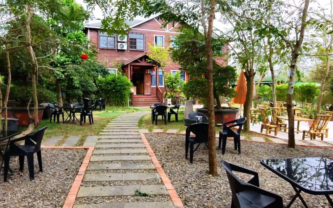 乡里花开乡村咖啡园 rural village blooming coffee garden