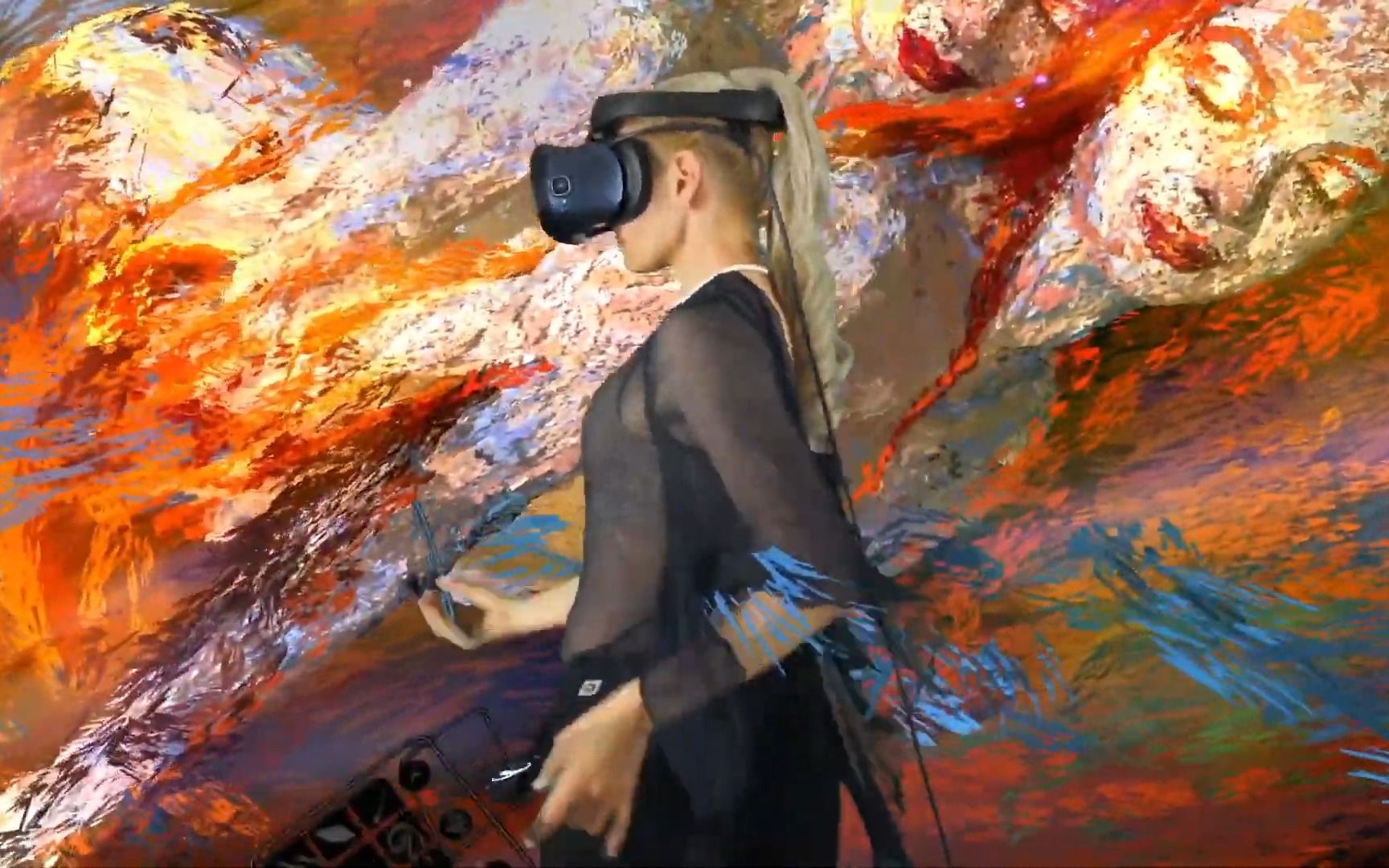 【vr绘画】虚拟与现实绘画:睡梦中的美人