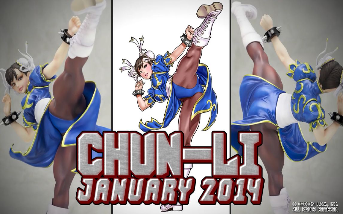 [图]【STREET FIGHTER美少女】 美少女系列手办10周年纪念视频 寿屋 街头霸王