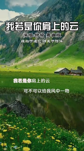 《我若是你肩上的云》舞曲版