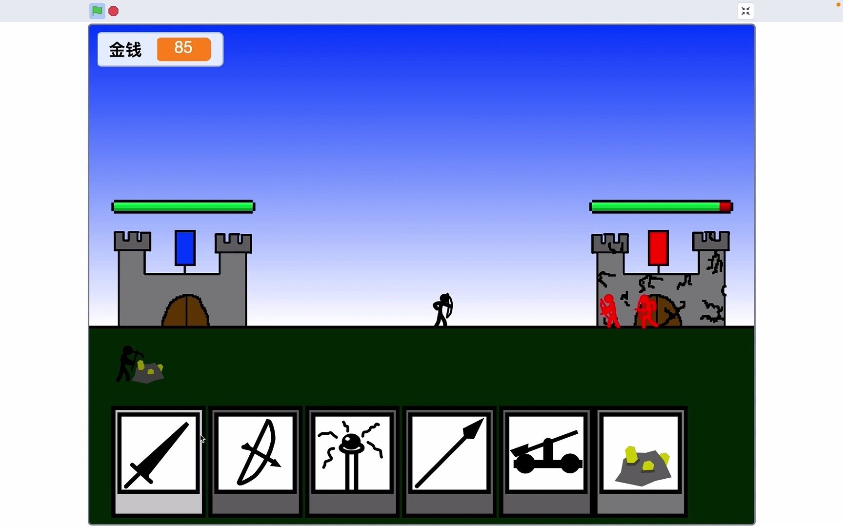 [图]Scratch编程100例之中世纪战争