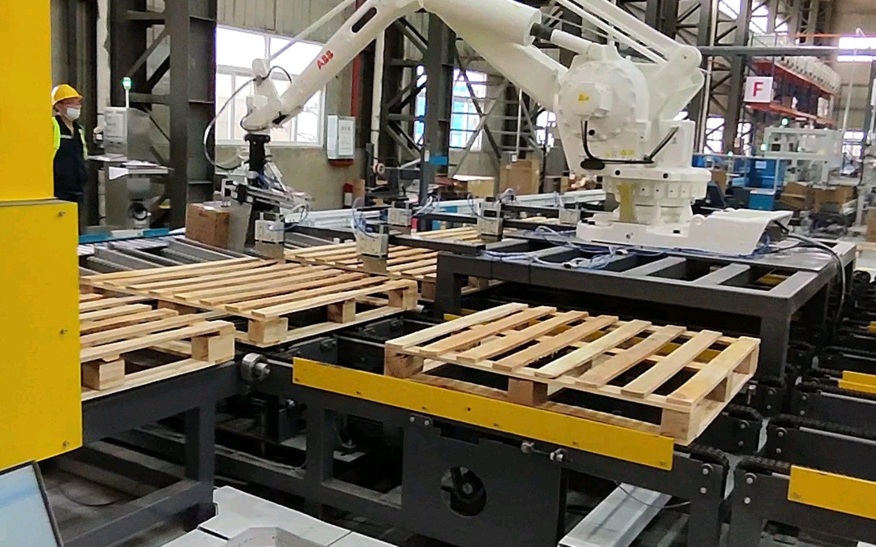 abb机器人码垛,调试完成!