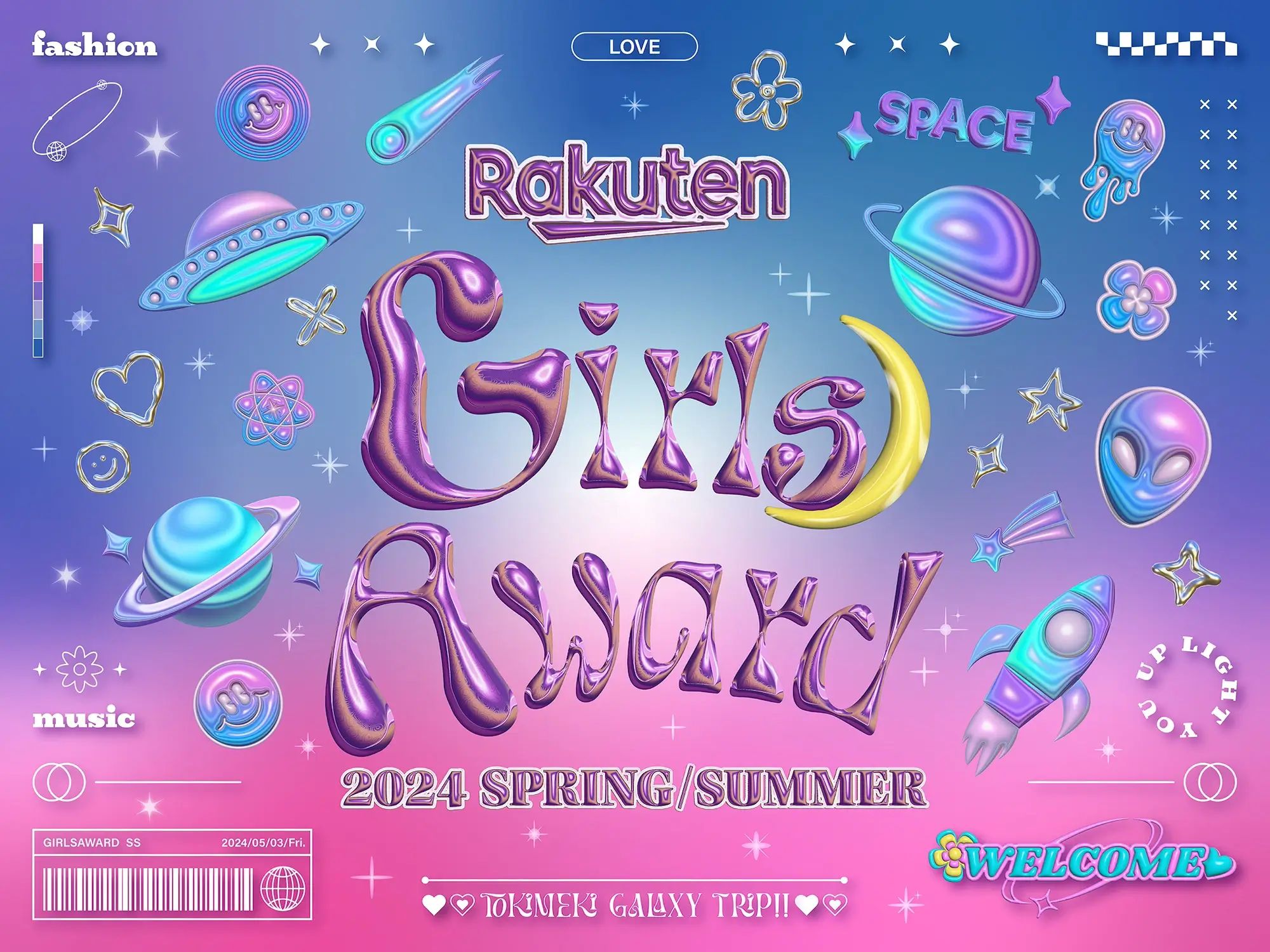 【自用存档】RGA 2024 SS︱乐天女孩节 春夏︱LIVE by Rakuten GirlsAward哔哩哔哩bilibili