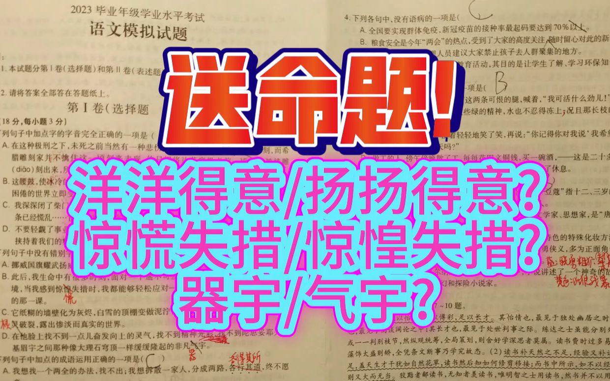 看看这是什么答辩题目!!!——考生评2023年泰安市泰山区中考一模语文哔哩哔哩bilibili