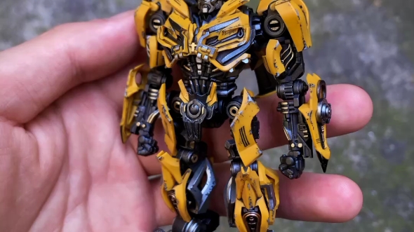 小号手大黄蜂,无需喷涂,用最简单的技法达到3a的那一点效果