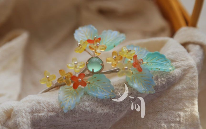 我滴桂桂61二 ·发簪欣赏展示|小人间原创设计|汉服旗袍配饰发饰