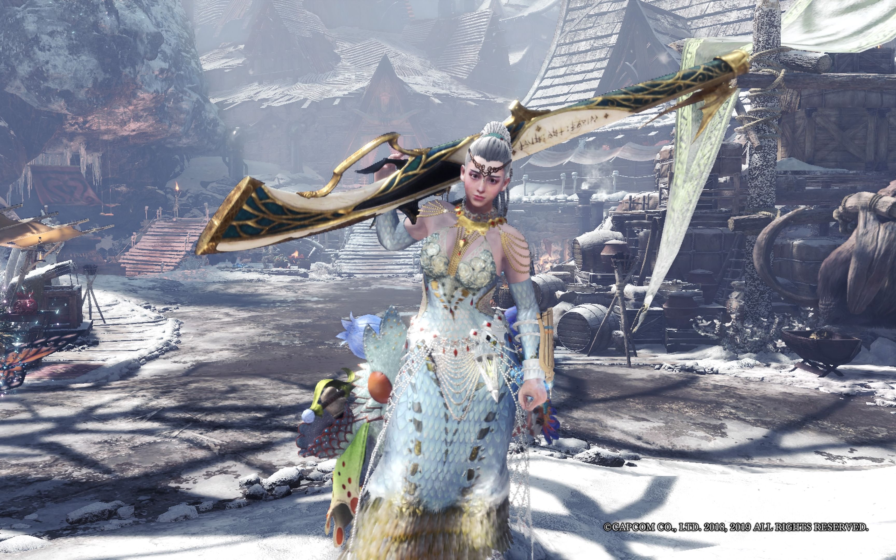 怪物猎人世界冰原最新全幻化时装展示完结