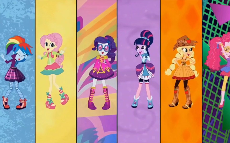 m6小蝶可爱跳舞半分钟【小马国女孩】friendship through the ages
