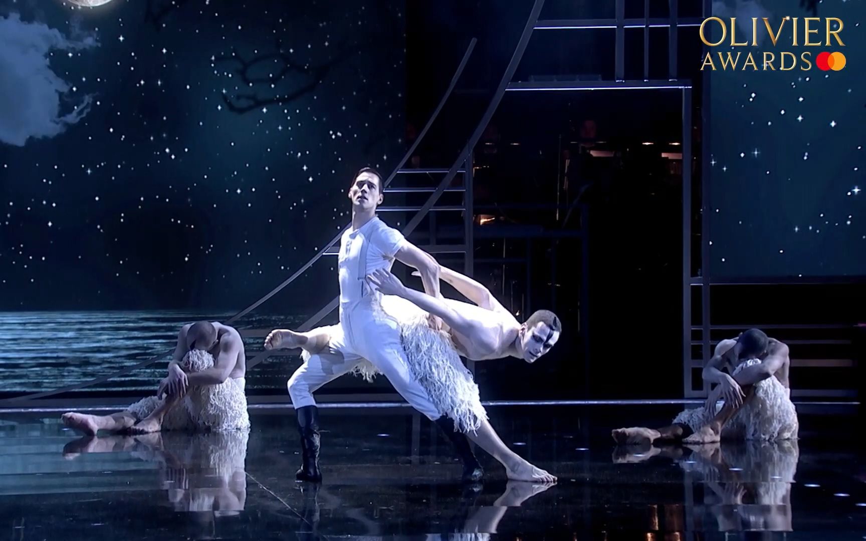 [图]Matthew Bourne's Swan Lake - Finale of the Olivier Awards 2019 with Mastercard