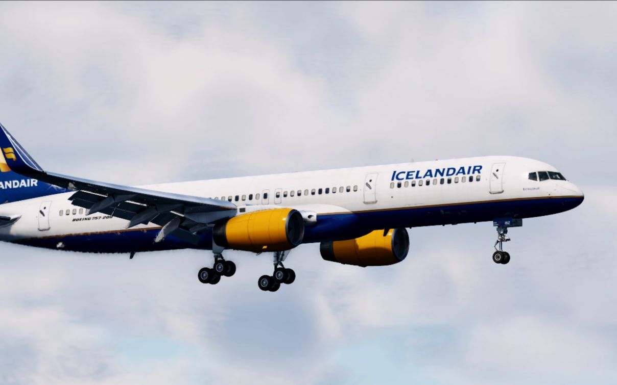 拉飘 砸地!冰岛航空波音757暴力落地温哥华cyvr【xplane 12】