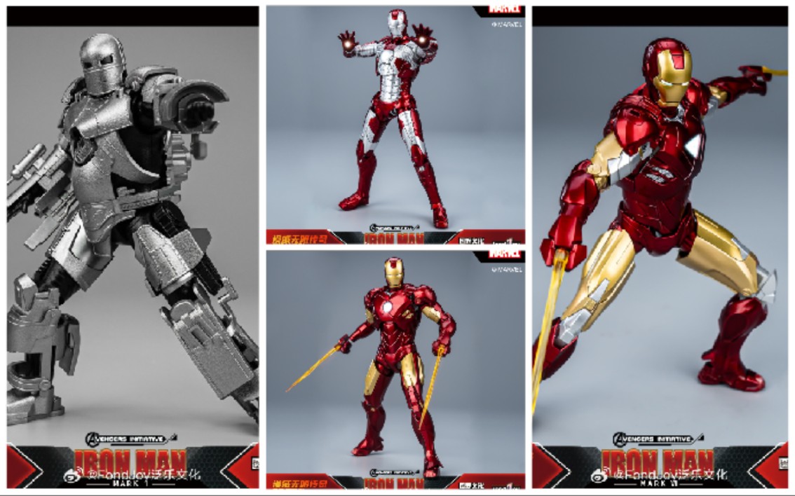 [新胶资讯] 泛乐文化 钢铁侠大军 mk4,mk 5,mk6