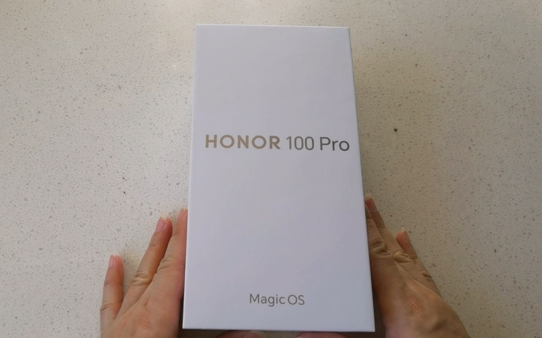 荣耀100pro开箱～莫奈紫色