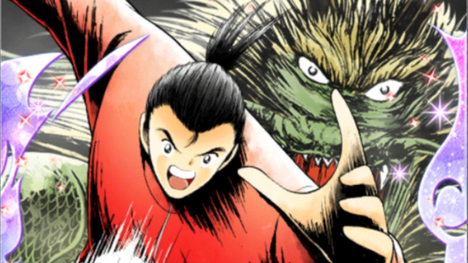 足球小将龙神肖俊光射门合集