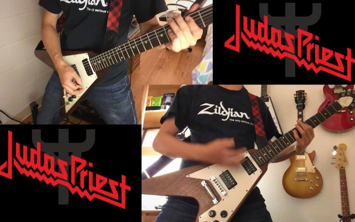 [图]【老金属翻弹】Judas Priest - Riding on the Wind (Guitar Cover)