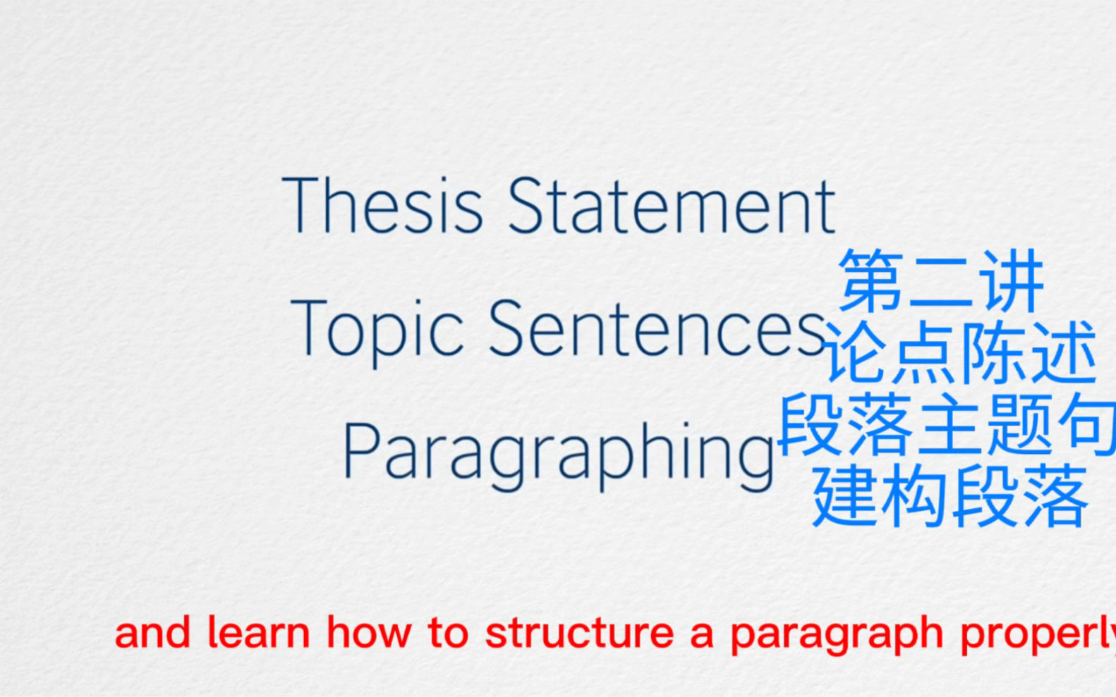 如何写议论文?第二讲 :段落构建 PEEL公式point elaboration examplelink哔哩哔哩bilibili