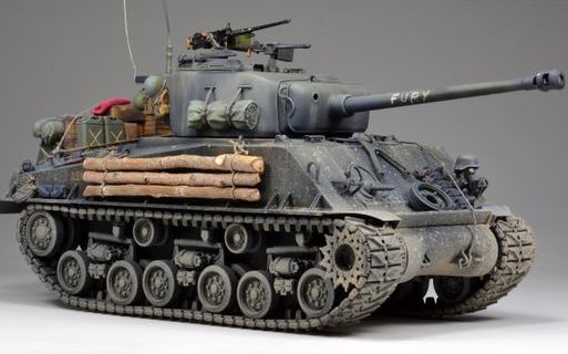 在我的世界造狂怒m4a3e8坦克载具