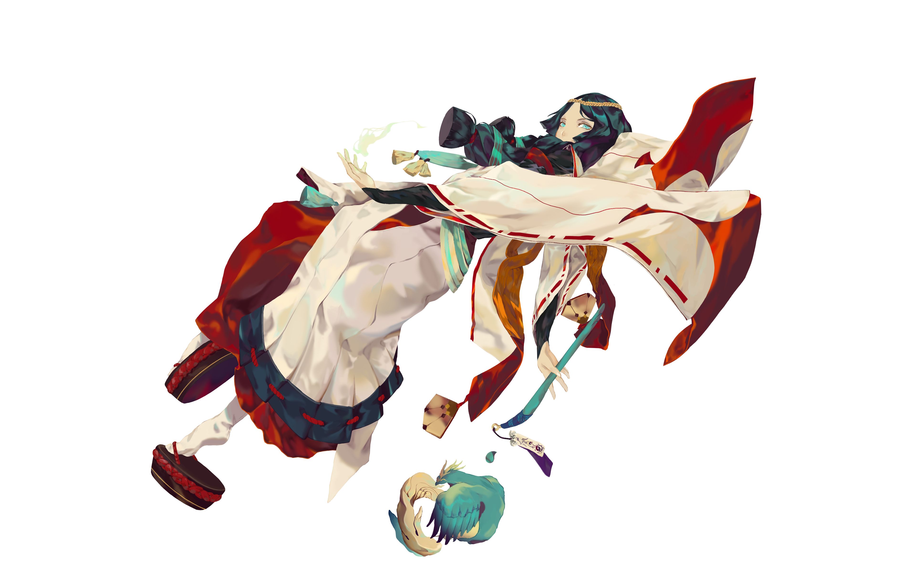 阴阳师-八百比丘尼-绘画过程-陈年录屏终于剪完了o(*~▽~*)ブ~~~_哔哩