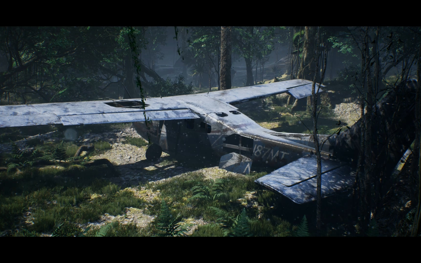 ue4地编教程 场景搭建速攻 废旧飞机 the plane